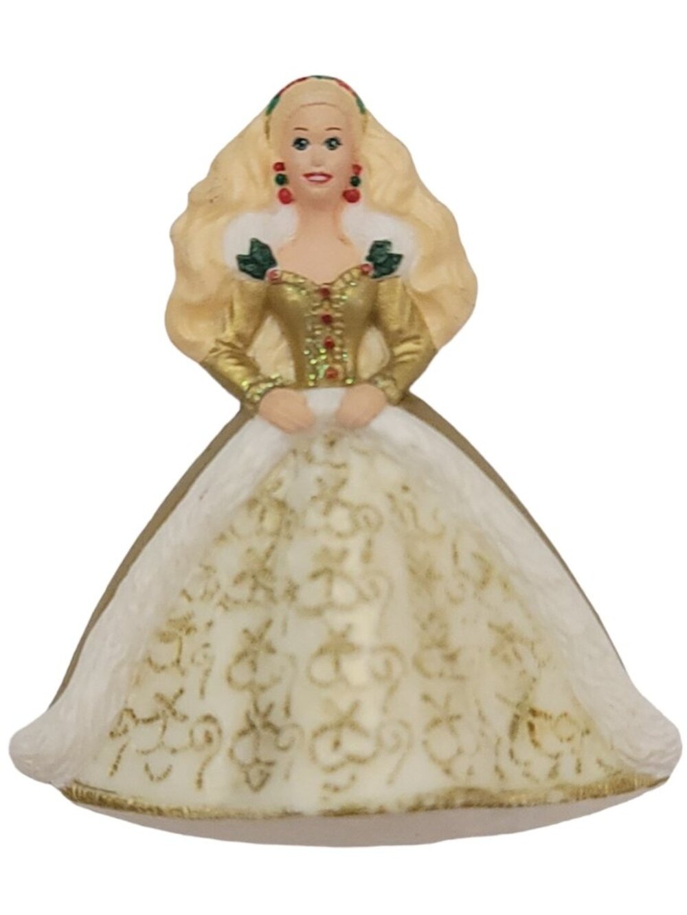 1996 Hallmark Mattel Barbie Princess Christmas Pin Brooch K464